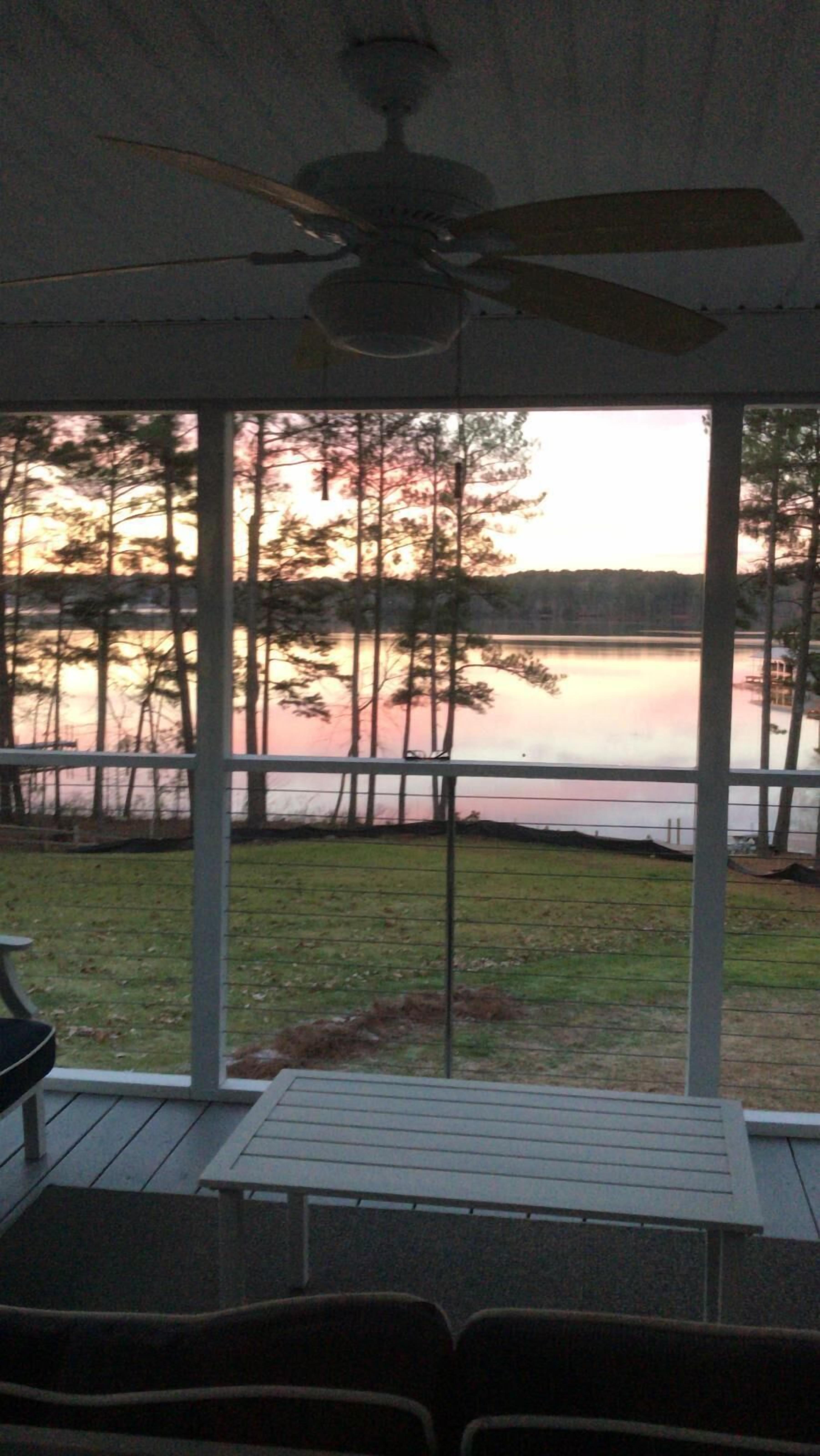 All new Stainless Steel cabling on screen porch, for unobstructed lake view!
