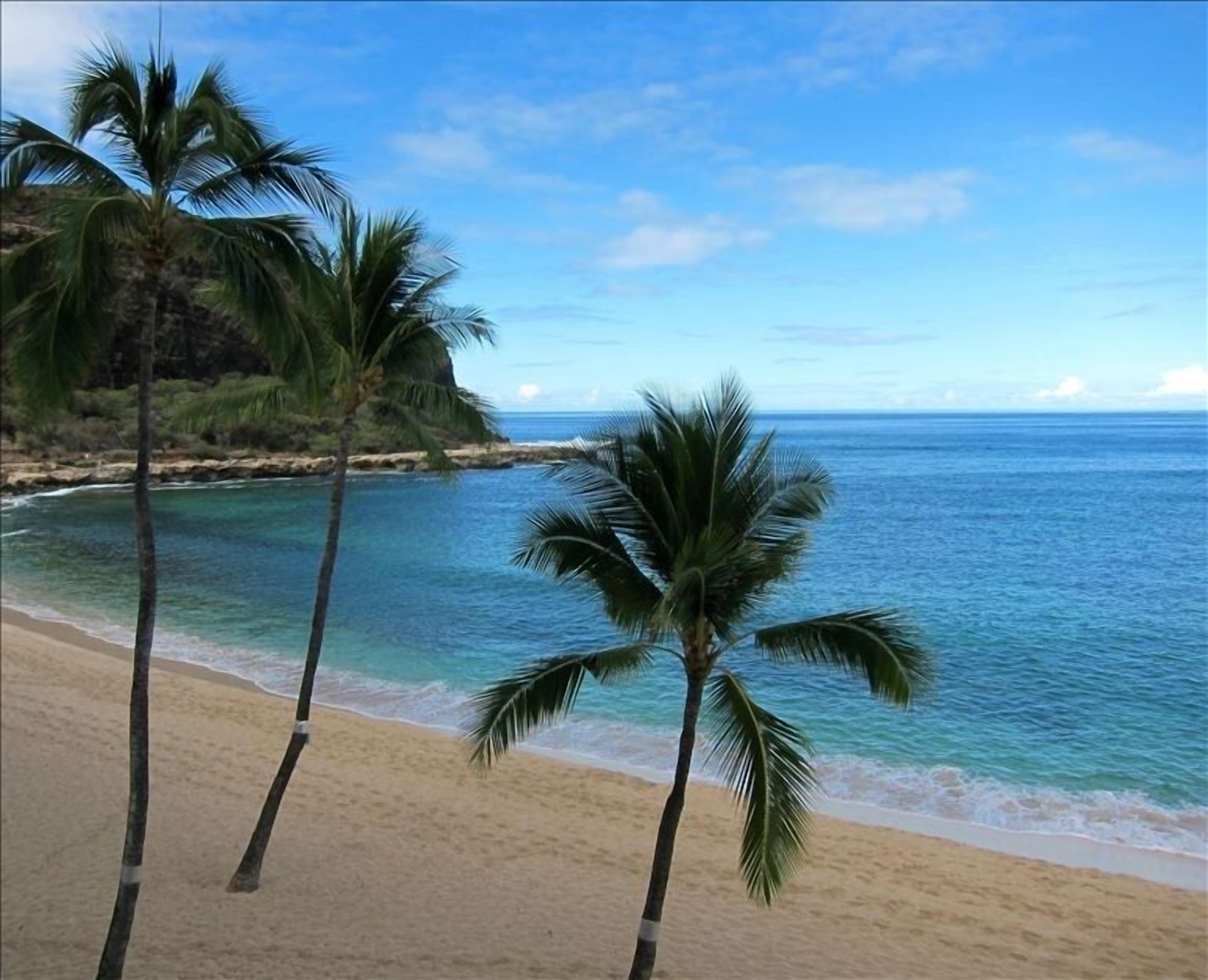 Enjoy the Beautiful Sandy Beach at Makaha Beach Cabanas.
