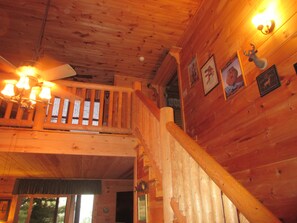Interior - Entire cabin for rent, 30-day minimum stay.   (Clayton)