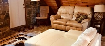 Cozy, Rustic A Frame on Big Creek Sleeping 8-10 Guests 