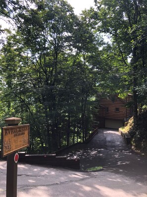 Property grounds - Gated Luxury Mtn. Cabin @ Smoky Mountain Retreat (Waynesville & Maggie Valley) (Maggie Valley)