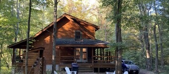 Isolé cabine de luxe de Connexion sur 40 acres près de la rivière et le lac Tygart