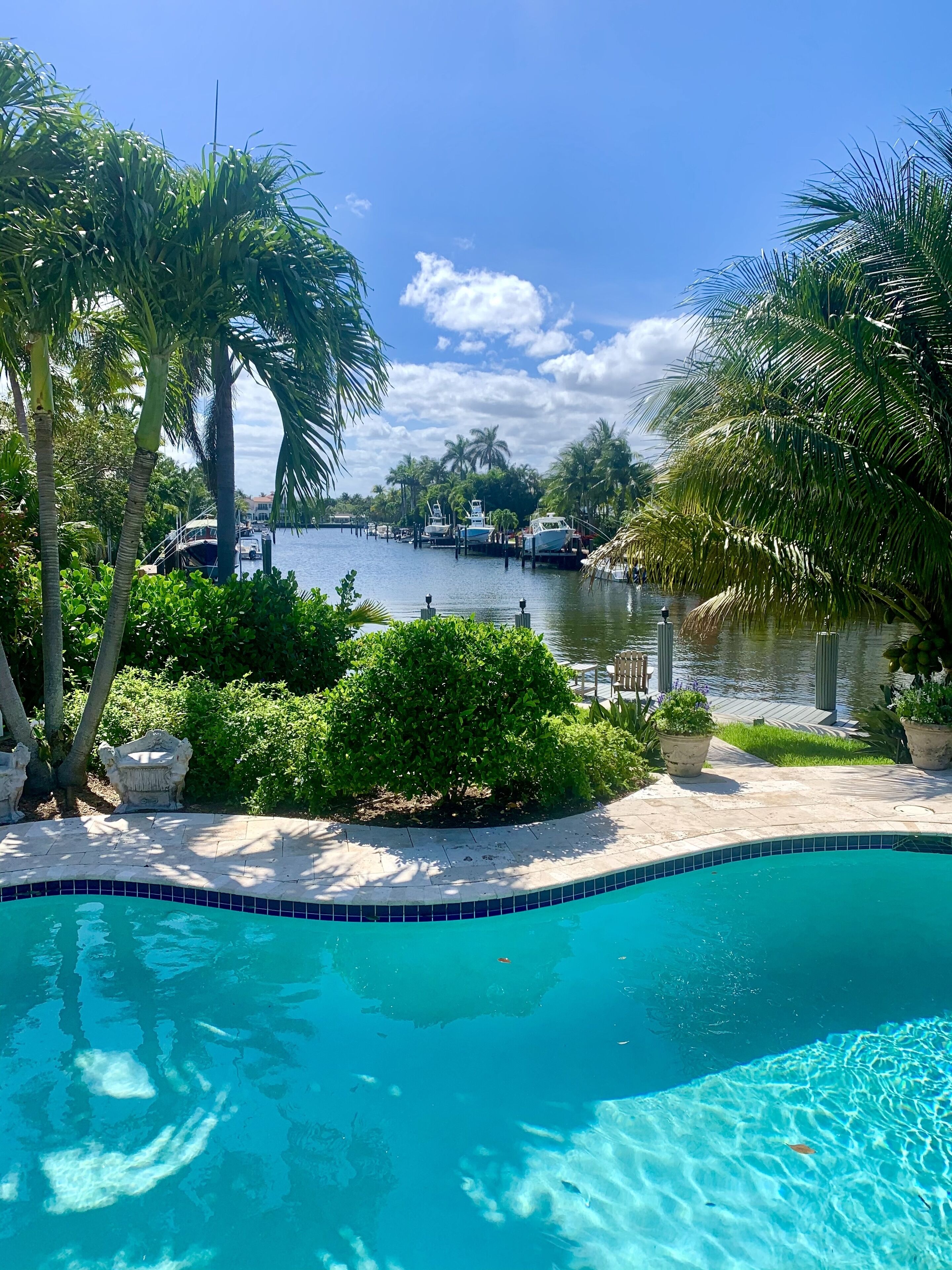Ideal Delray Beach Home a block from the beach on intracoastal canal!