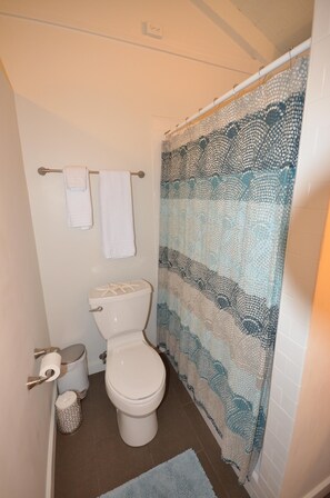 Doccia, asciugacapelli, asciugamani, sapone