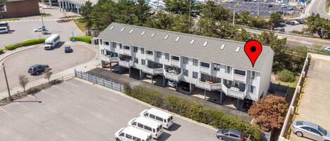 Exterior Front of Condo Building