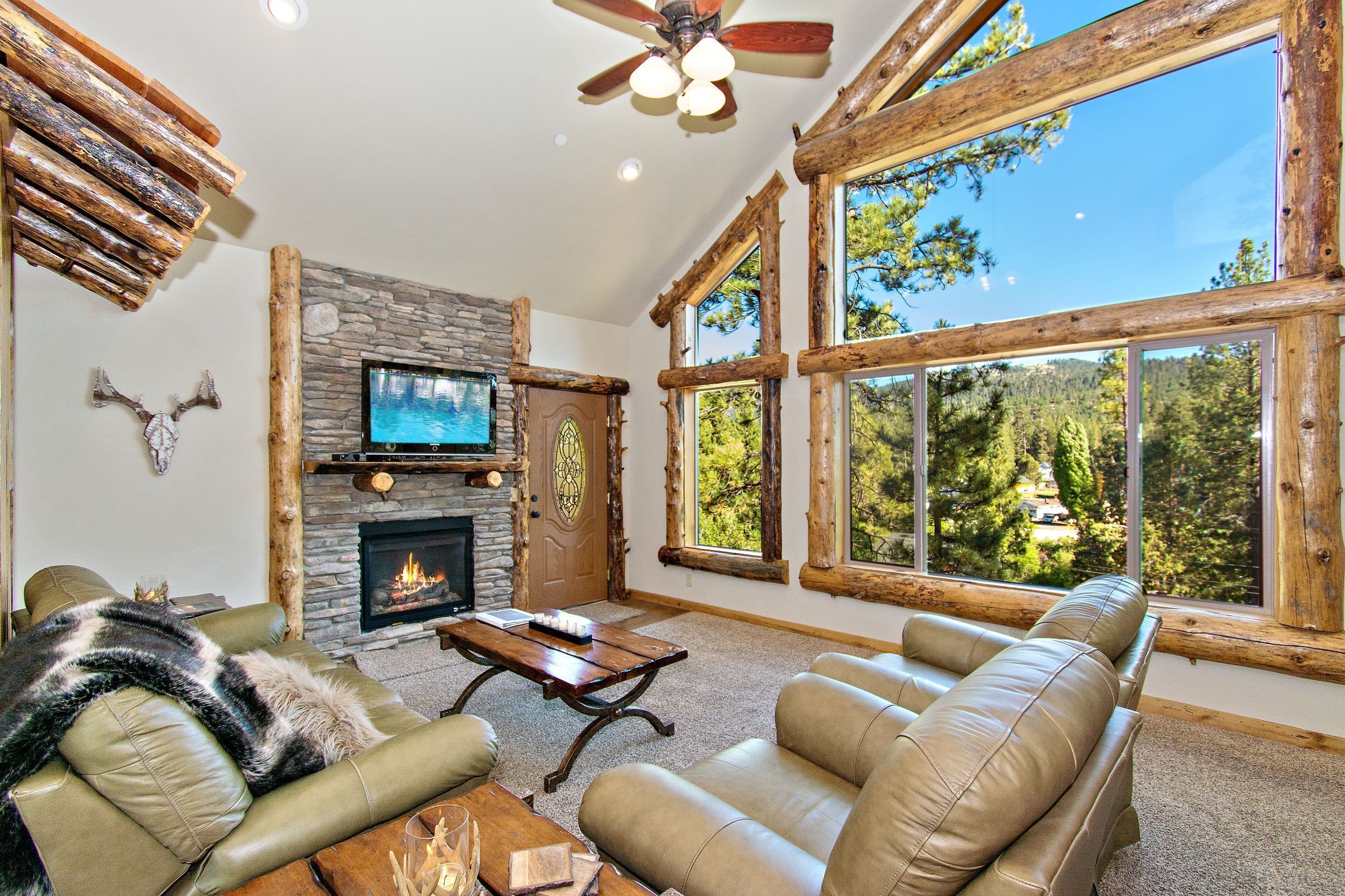 Rare Bear Luxury Cabin near ski slopes /town with beautiful ski slope views