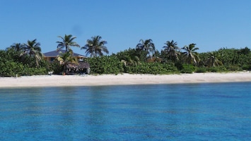 A view of the houses and property from the water