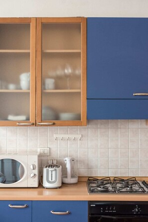 Apartment, 1 Schlafzimmer | Eigene Küche | Kühlschrank, Mikrowelle, Ofen, Herdplatte