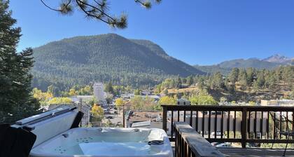 In the center of town with views of Longs Peak
