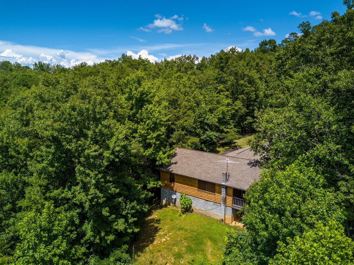 Secluded Hiking and Fishing access close to Pigeon Forge-dog Friendly