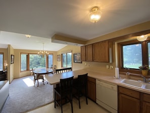 Fridge, microwave, oven, stovetop - Secluded, Romantic, Family Friendly and Cozy, Last House in the Valley. (Stoddard)