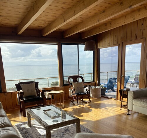 Oceanfront Home, Stone Steps Beach Access, Jacuzzi on Oceanfront Deck