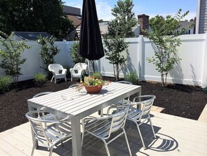 Outdoor dining - Modern Home, 1.5 Block Off the Beach! (Rehoboth Beach)