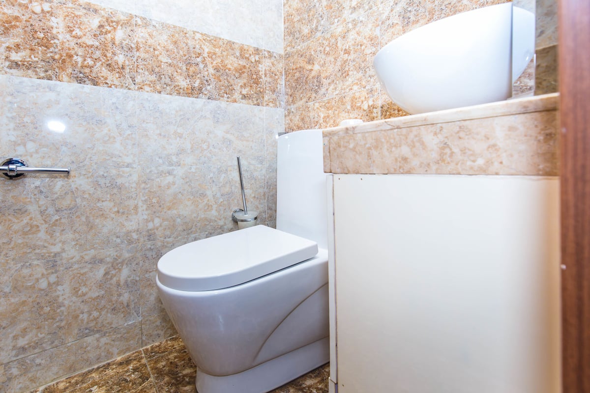 shower, rainfall showerhead, hair dryer, slippers