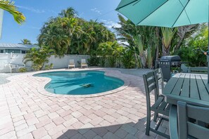 Una piscina riscaldata