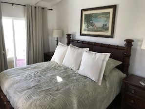 2 bedrooms, in-room safe, iron/ironing board, WiFi