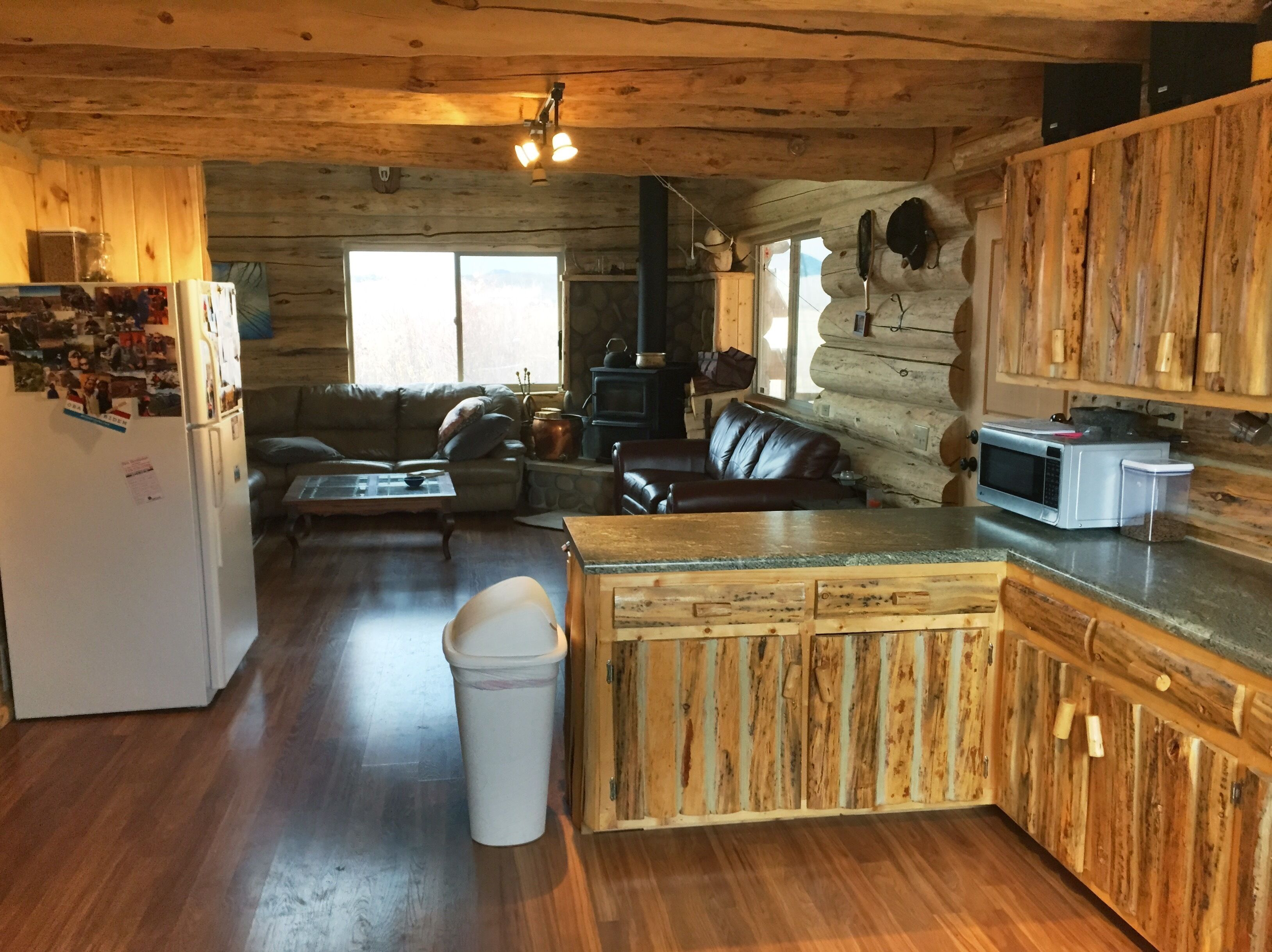 Hand Built Log Cabin On River - Three Bedrooms, Two Bath On Private 6.5 Acres