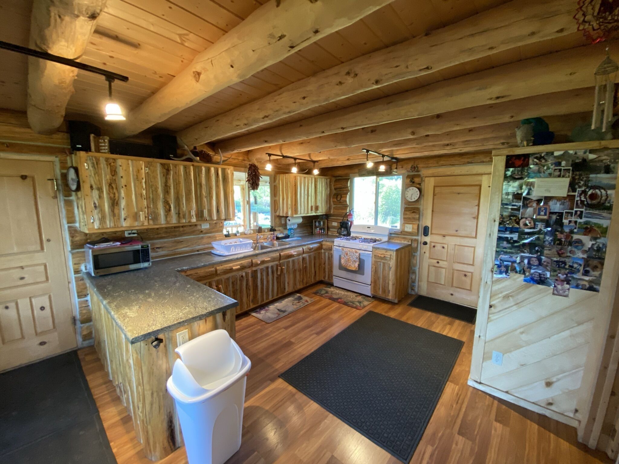 Hand Built Log Cabin On River - Three Bedrooms, Two Bath On Private 6.5 Acres