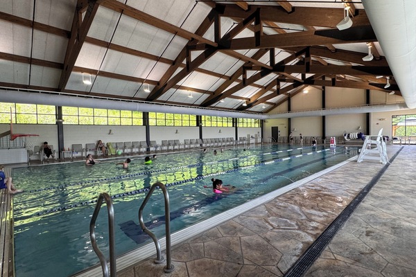 Indoor pool, a heated pool