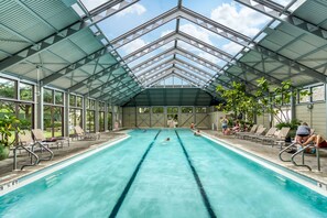 Indoor pool, a heated pool