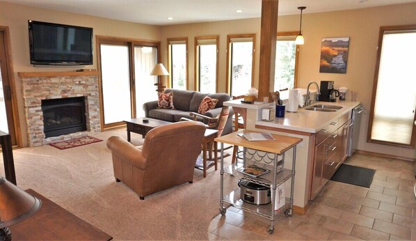 Älytelevisio, takka