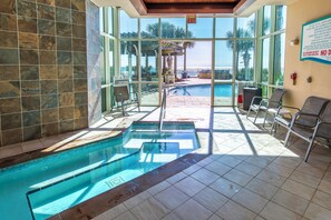 Indoor pool, outdoor pool