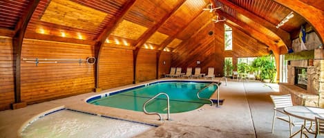 Indoor pool, outdoor pool