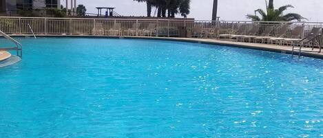 Indoor pool, outdoor pool