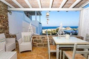 Ferienhaus, 2 Schlafzimmer, Meerblick | Balkon
