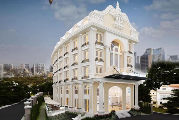 Fassade der Unterkunft