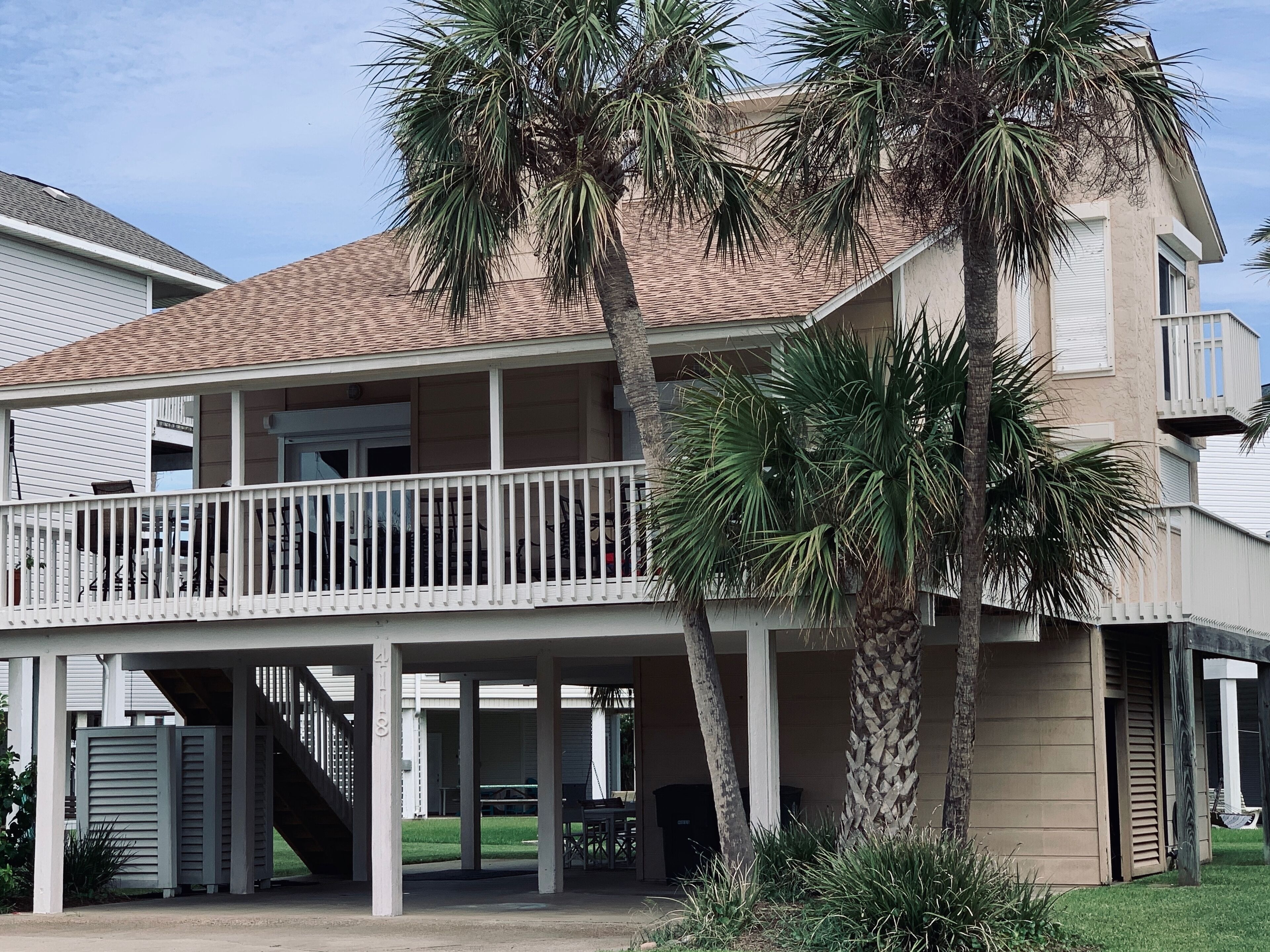 Front view of the house