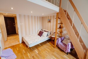 Apartamento | Wi-Fi de cortesia, roupa de cama