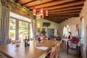 Dining - Luxury Villa with large pool close to Florence (Rignano sull'Arno)