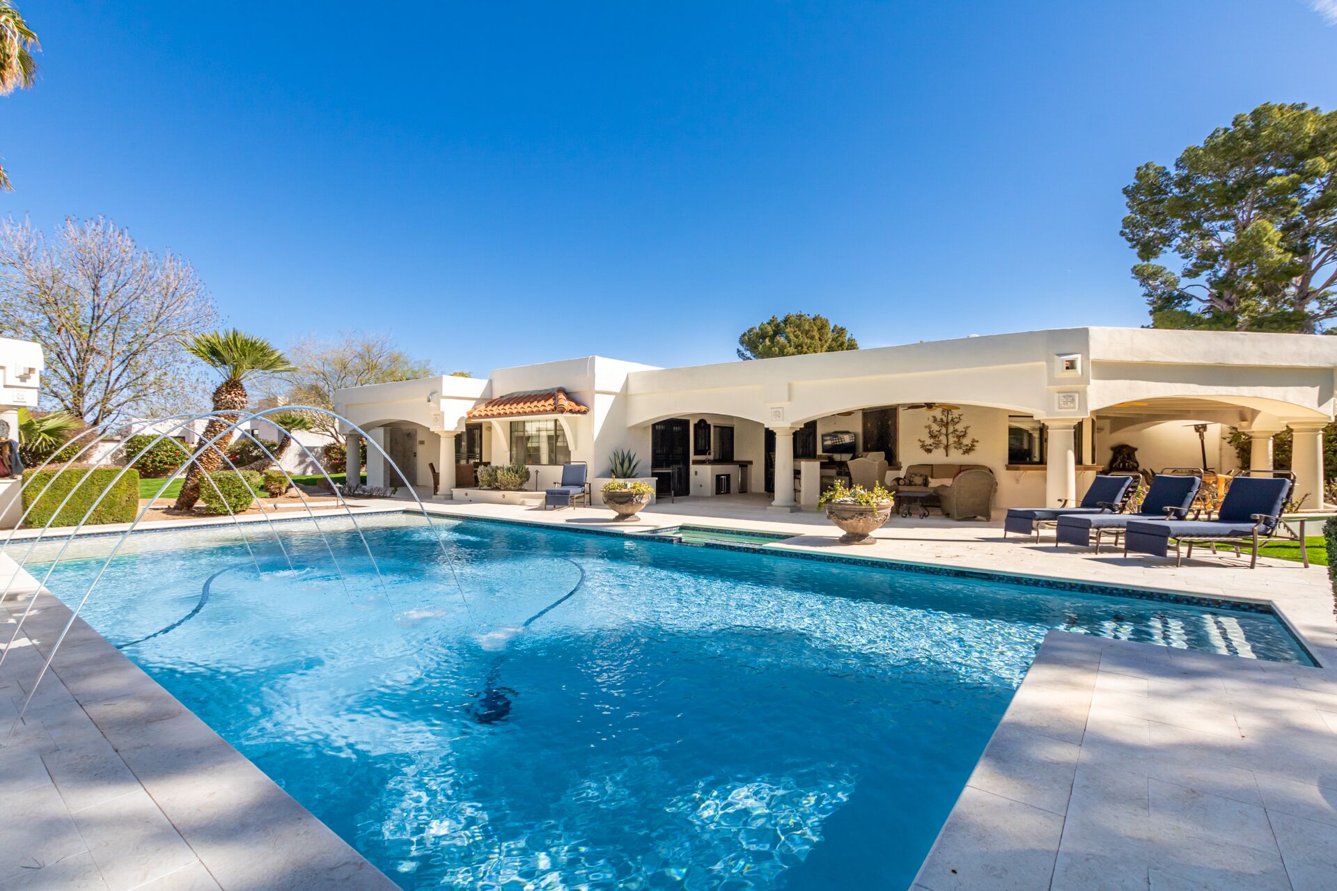 Santa Barbara inspired Spanish Colonial Adobe estate home nearly 7000 sq ft.