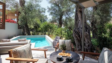 Deluxe Family Suite, Private Pool | Terrace/patio