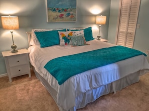 2 bedrooms, iron/ironing board, free WiFi, bed sheets - Stunning Ocean Beach Front Condo, Two King Beds, with Cottage Charm (Redington Shores)