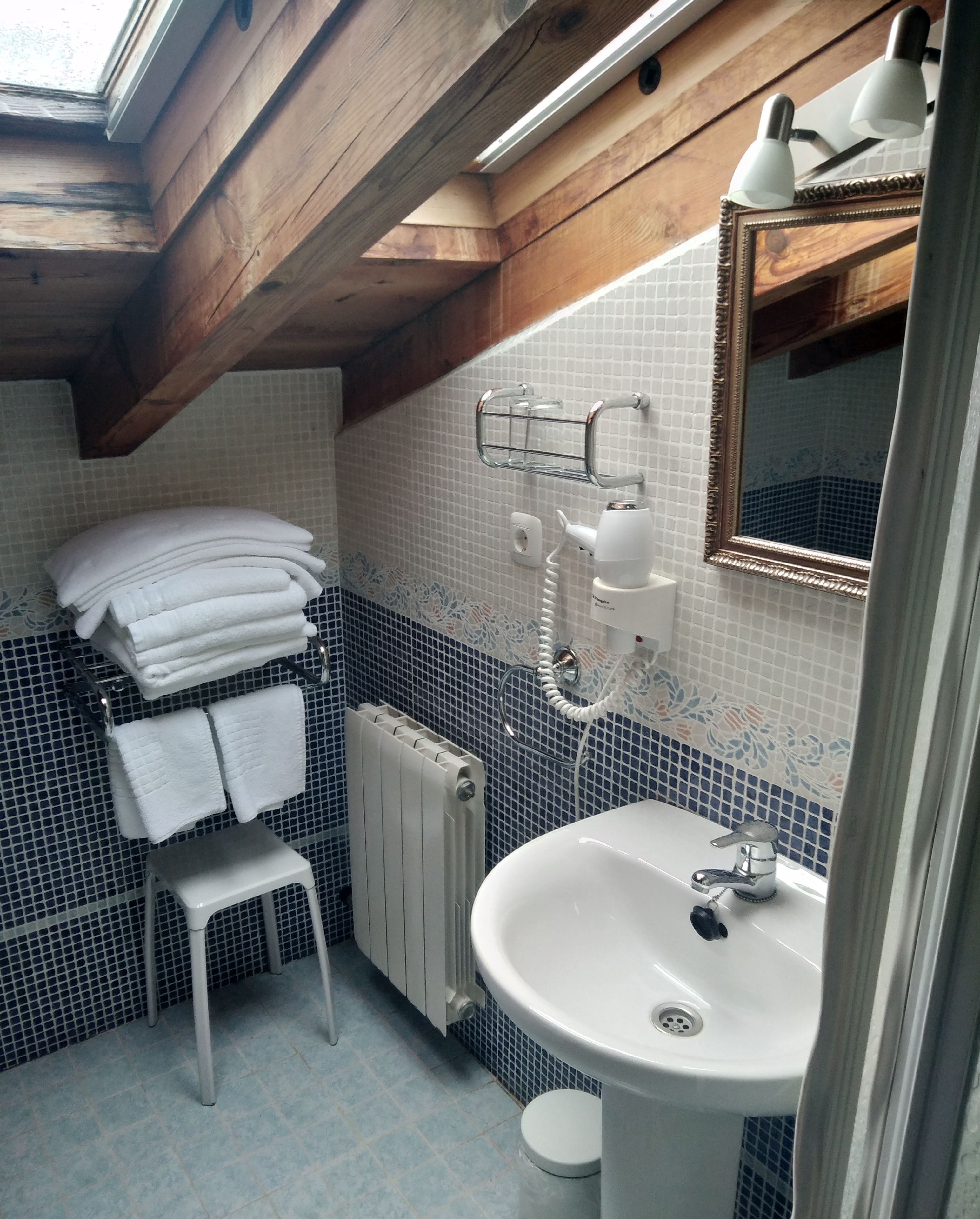 family room | bathroom | free toiletries, hair dryer, towels