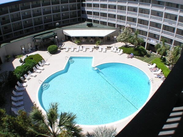 Indoor pool, outdoor pool
