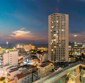 Tomannsrom – junior, sjøutsikt | Utsikt fra balkong