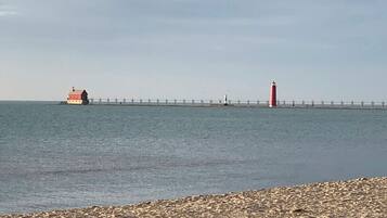 Sun loungers, beach towels