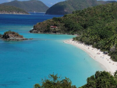 BeachFront Cottage-St John's Best Kept Secret just 2 blks to Town, Rent 1 or 2 B