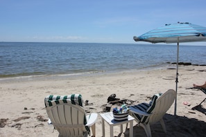On the beach
