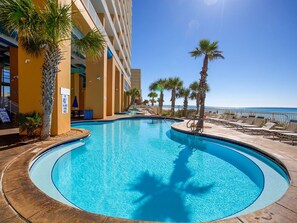 Indoor pool, outdoor pool
