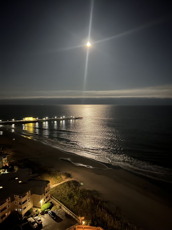 On the beach, beach towels - Luxurious Oceanfront Condo Ocean Views throughout in prestigious Maisons-sur-Mer (Myrtle Beach)