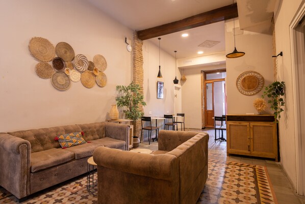 Zona de estar del vestíbulo