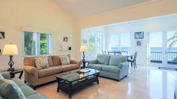 Smart TV, DVD player, music library, video library