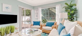 Komfortabelt elegant, basseng hjemme retrett