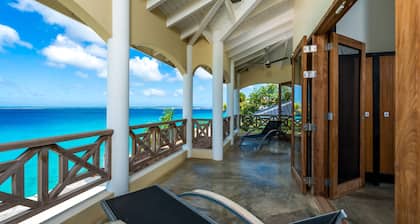 Oceanfront Villa Dushi Lugar mit direktem Zugang zum Meer
