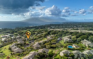Aerial view - WAILEA JEWEL; NEAR BEACHES; SHOPS/5 STAR HOTELS; CONVENIENT! (Kihei)