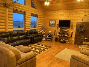 Smart TV, video games, DVD player, video library